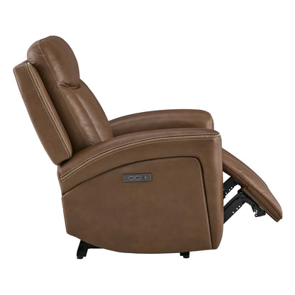 Callan Genuine Leather Zero Gravity Recliner with Adjustable Power Headres