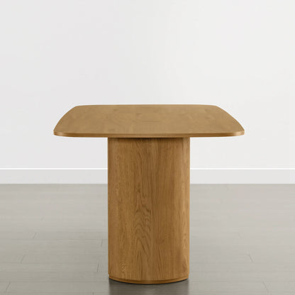 Achileas Walnut Dining Table with Hidden Storage