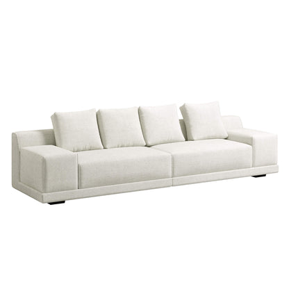 Alora 4-Seater Modern Sofa with Wide Arms