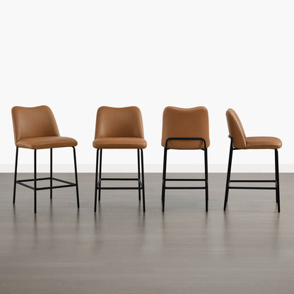 Amalia Modern Metal Base Barstool