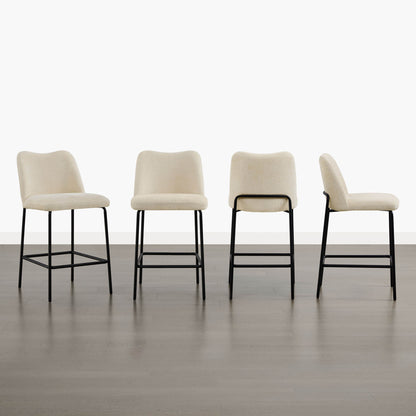 Amalia Modern Metal Base Barstool