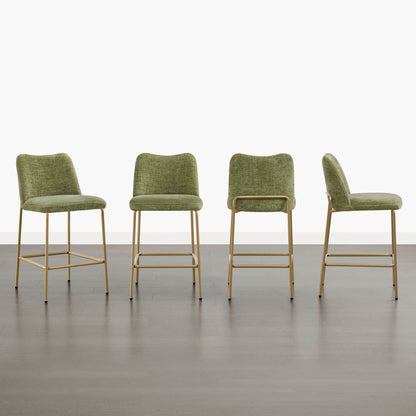 Amalia Modern Metal Base Barstool