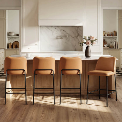 Amalia Modern Metal Base Barstool