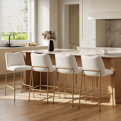 Amalia Modern Metal Base Barstool