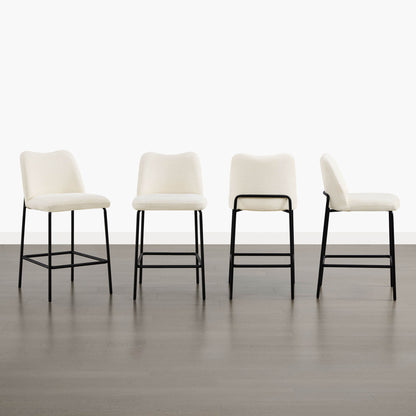Amalia Modern Metal Base Barstool