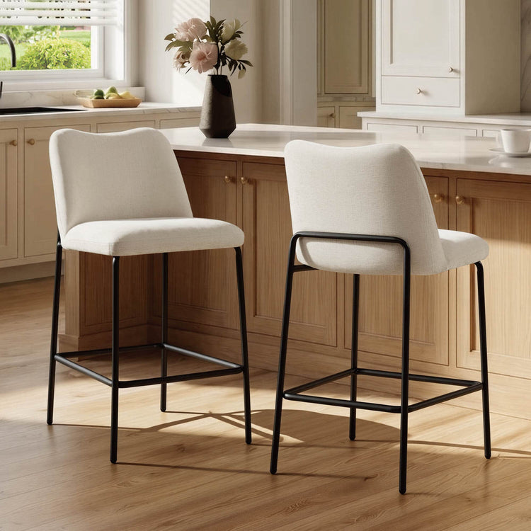 Amalia Modern Metal Base Barstool