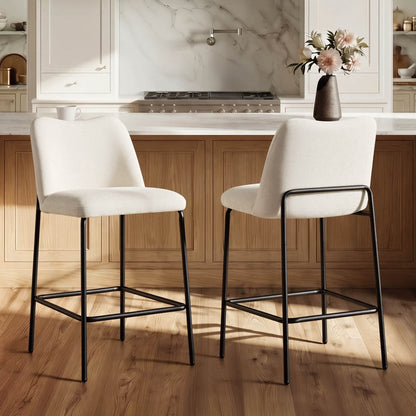 Amalia Modern Metal Base Barstool