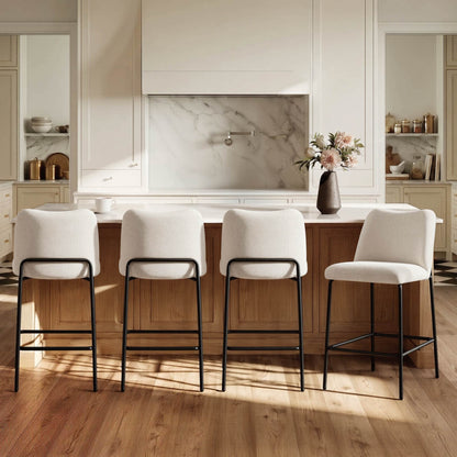 Amalia Modern Metal Base Barstool
