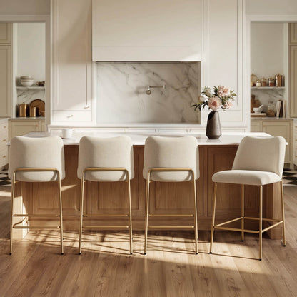 Amalia Modern Metal Base Barstool