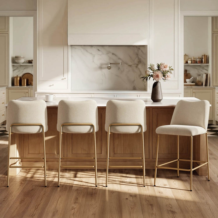 Amalia Modern Metal Base Barstool