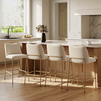 Amalia Modern Metal Base Barstool