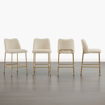 Amalia Modern Metal Base Barstool