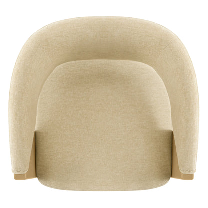 Ansel Modern Rolling Dining Chair with Armrest