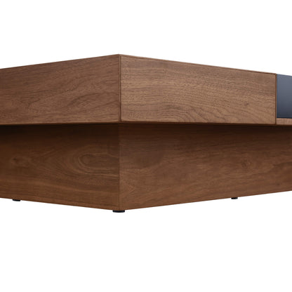 Ari Solid Wood Coffee Table with Modular Hidden Storage