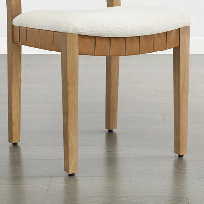 Aries Wood Woven Dining Chair（Set of 2）