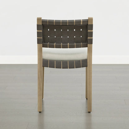 Aries Wood Woven Dining Chair（Set of 2）