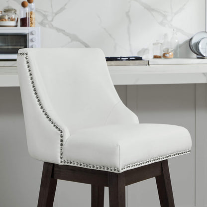 Asher Swivel Nailhead Trim Bar & Counter Stools