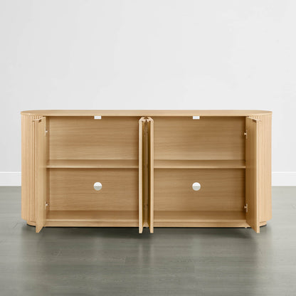 Bowen – 70” Fluted Wood Sideboard