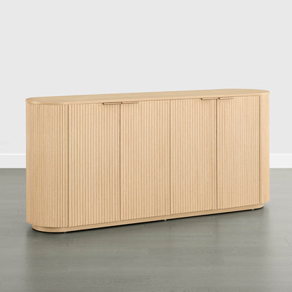 Bowen – 70" Fluted Wood Sideboard