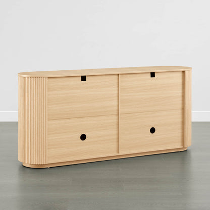 Bowen – 70" Fluted Wood Sideboard