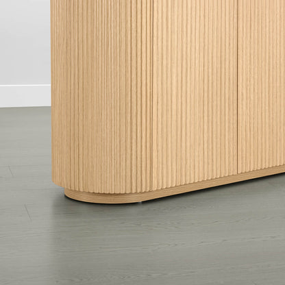 Bowen – 70” Fluted Wood Sideboard