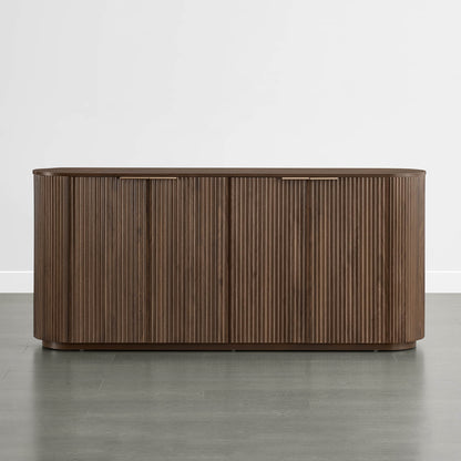 Bowen – 70” Fluted Wood Sideboard