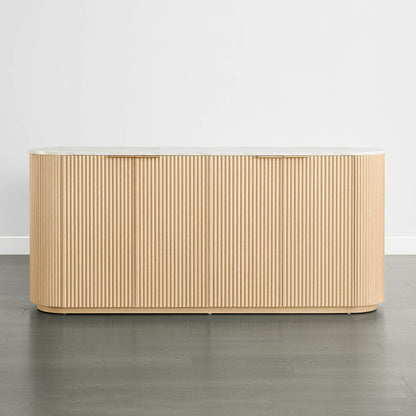 Bowen – 70" Fluted Wood Sideboard