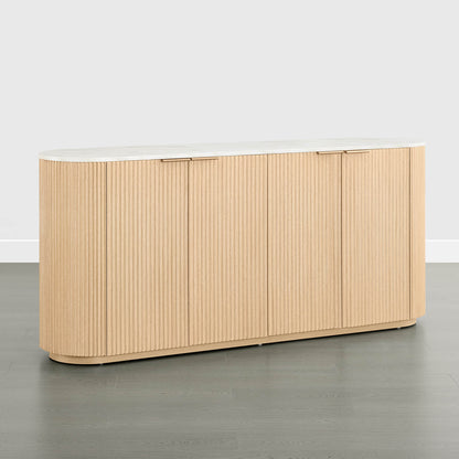 Bowen – 70" Fluted Wood Sideboard
