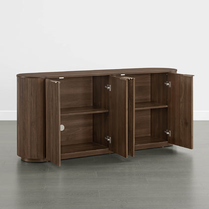 Bowen – 70” Fluted Wood Sideboard