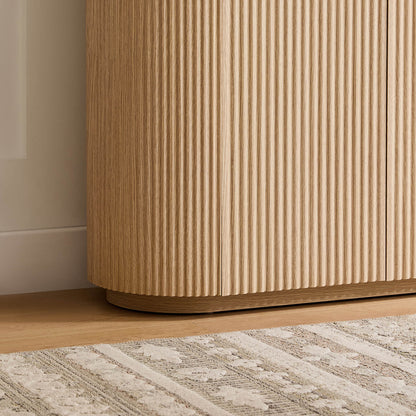 Bowen – 70” Fluted Wood Sideboard