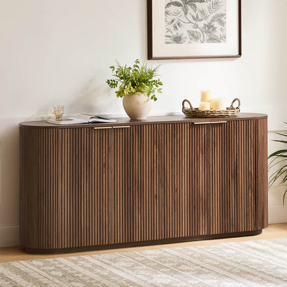 Bowen – 70” Fluted Wood Sideboard