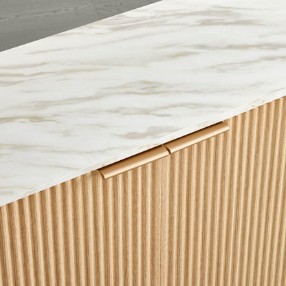 Bowen – 70” Fluted Wood Sideboard