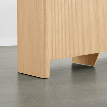 Bowen – 61” Fluted Wood Sideboard, High-Leg