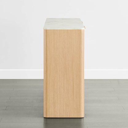 Bowen – 61” Fluted Wood Sideboard, High-Leg
