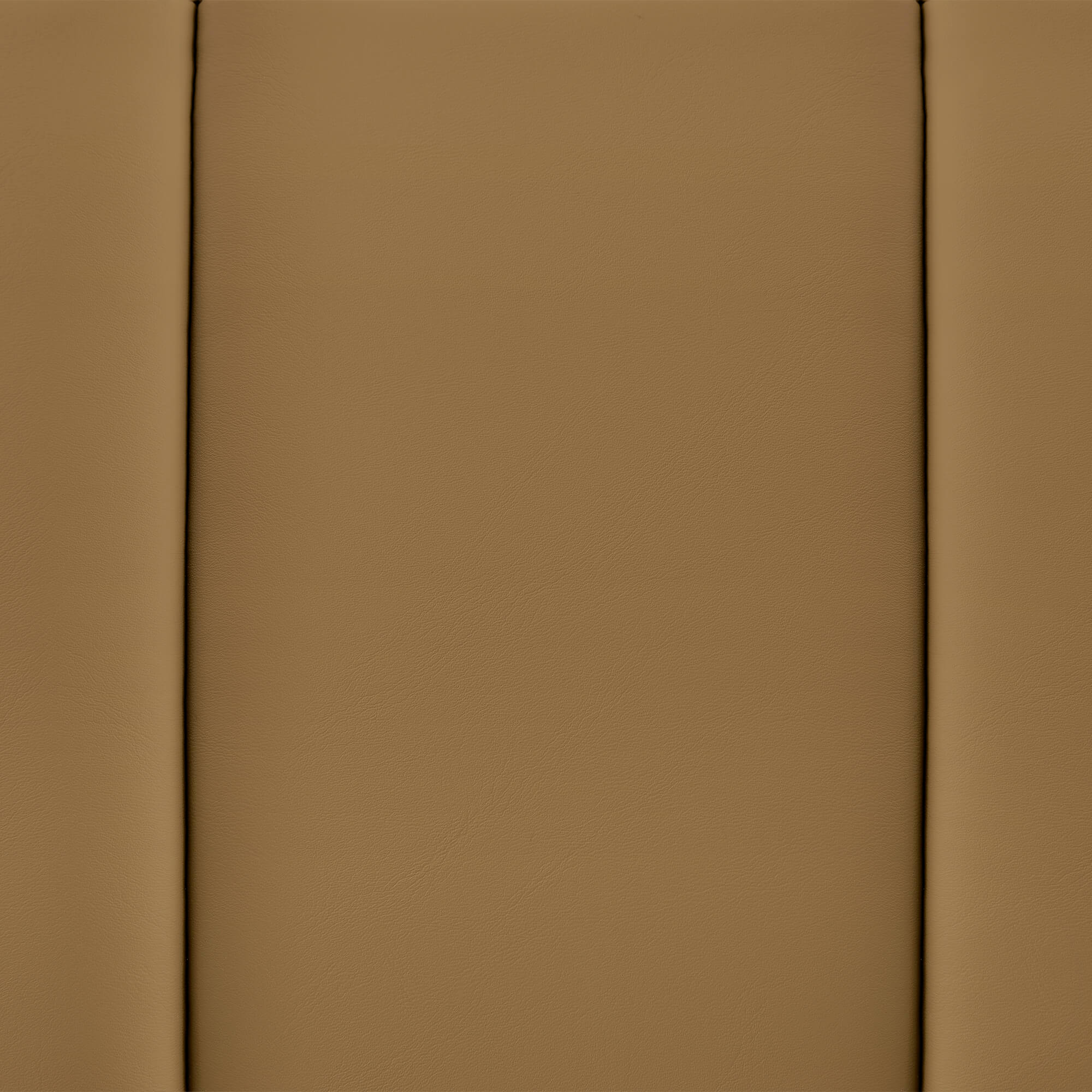 Cafe brown faux leather detail on Brenda adjustable accent chair.