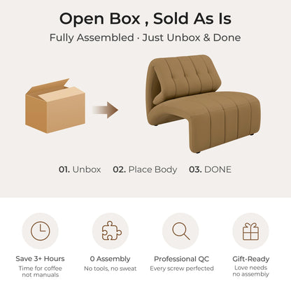 Brenda Adjustable Geometric Accent Chair