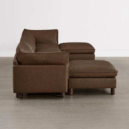 Brendon Modular 6-Seat Sectional Sofa with Wood Leg