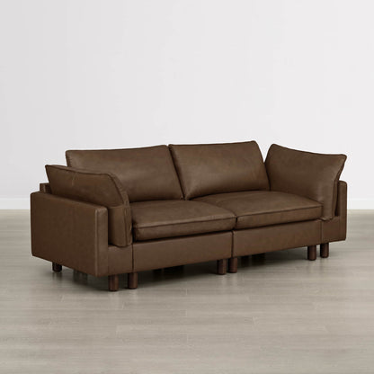 Brendon Modular 2-Seat Sofa with Wood Leg