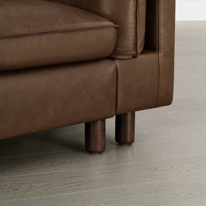 Brendon Modular 2-Seat Sofa with Wood Leg