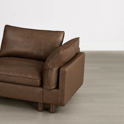 Brendon Modular 2-Seat Sofa with Wood Leg