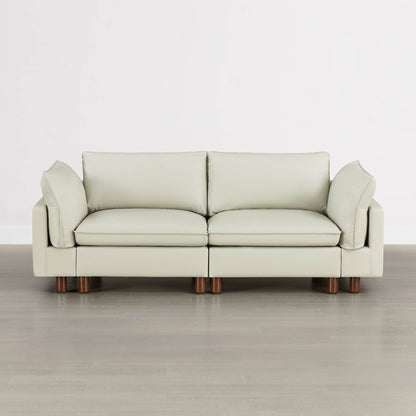 Brendon Modular 2-Seat Sofa with Wood Leg