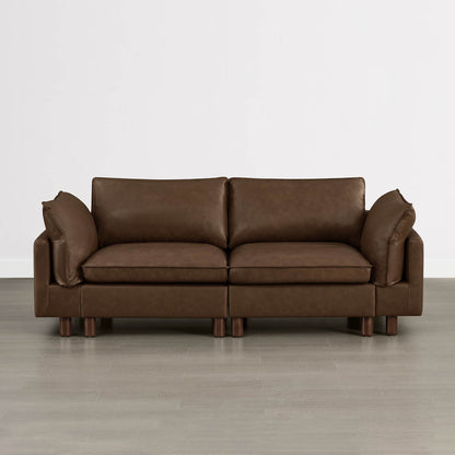 Brendon Modular 2-Seat Sofa with Wood Leg
