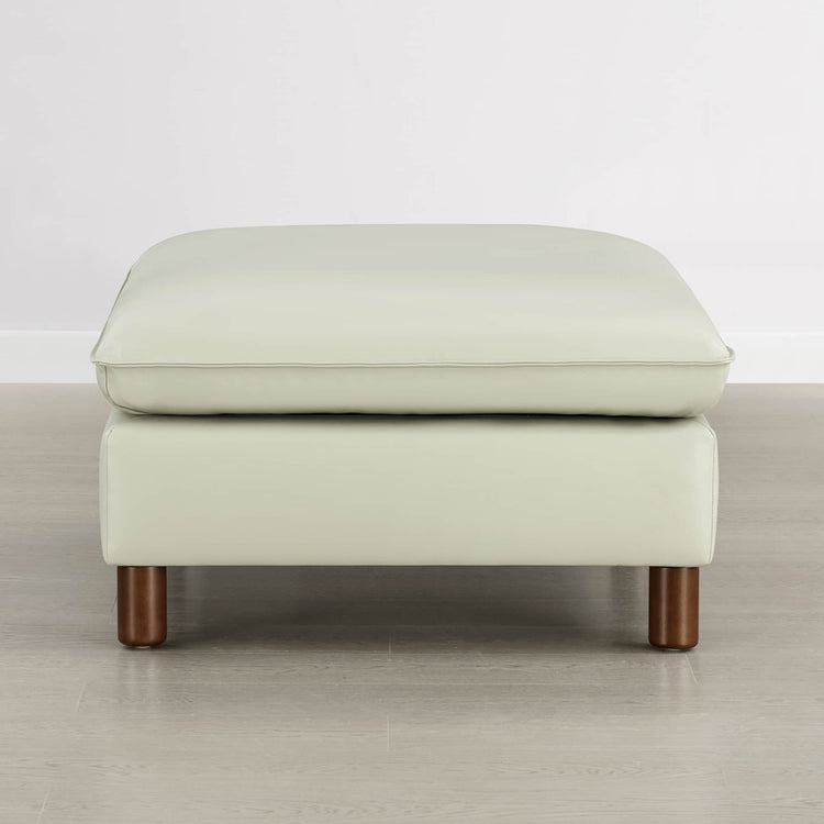 Brendon Modular Ottoman with Wood Leg