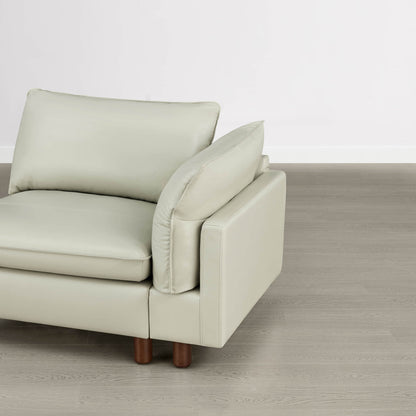 Brendon Modular 4-Seat Sectional Sofa with Wood Leg