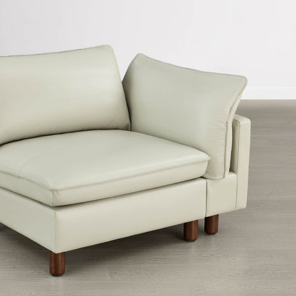 Brendon Modular 2-Seat Sofa with Wood Leg