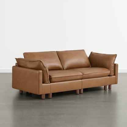 Brendon Modular 2-Seat Sofa with Wood Leg