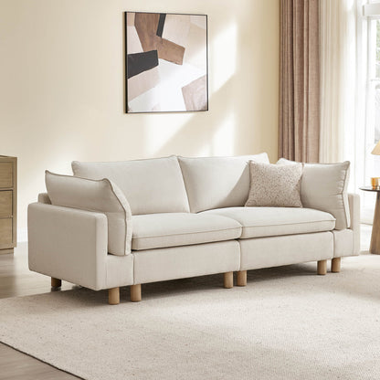 Brendon Modular 2-Seat Sofa with Wood Leg