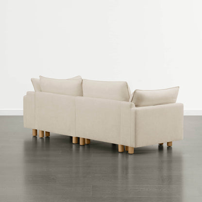 Brendon Modular 2-Seat Sofa with Wood Leg