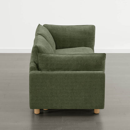 Brendon Modular 2-Seat Sofa with Wood Leg