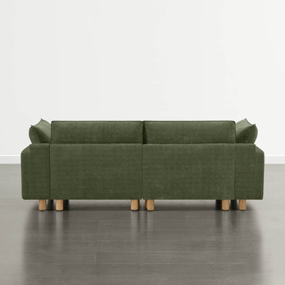 Brendon Modular 2-Seat Sofa with Wood Leg